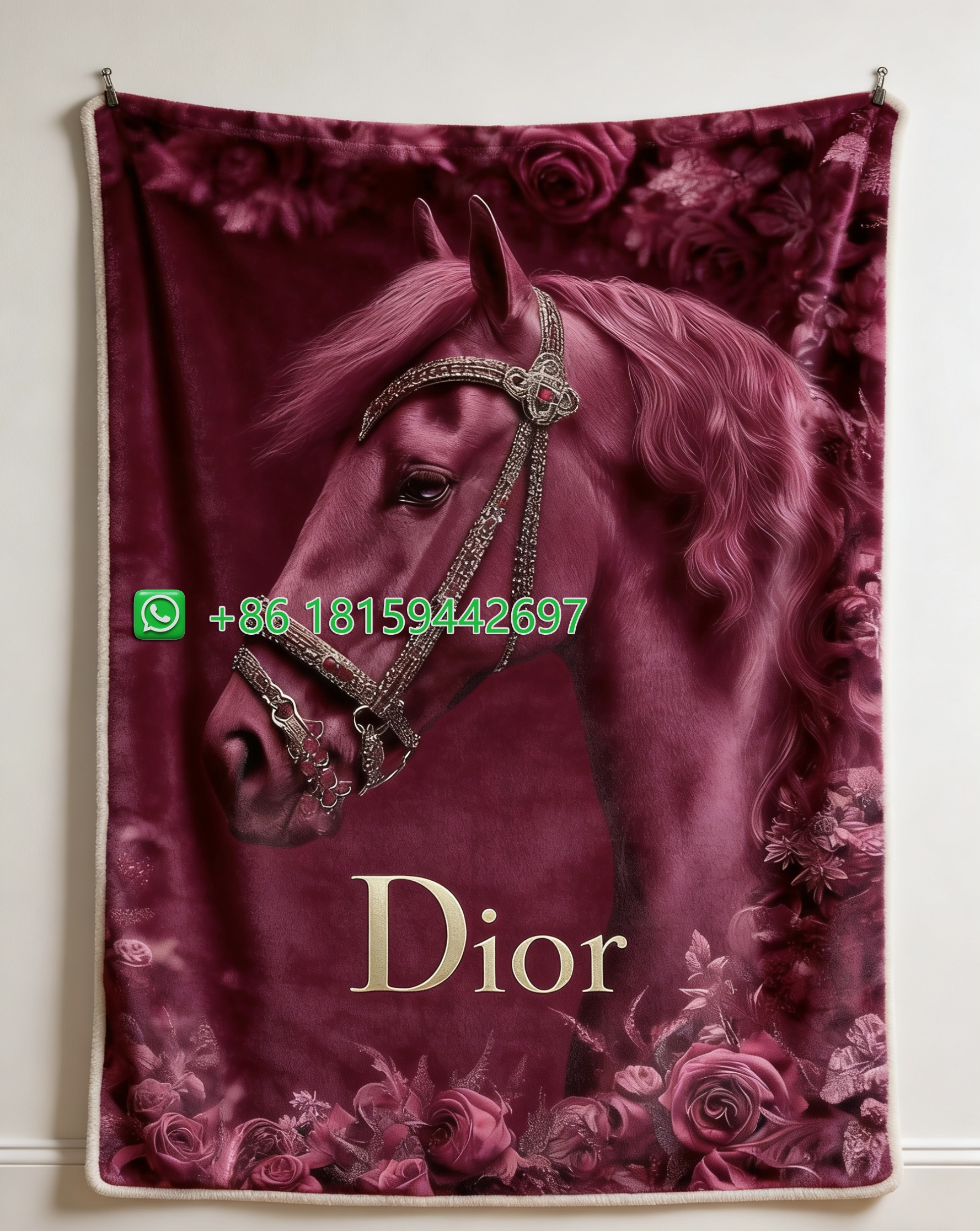 Dior Throw Blankets